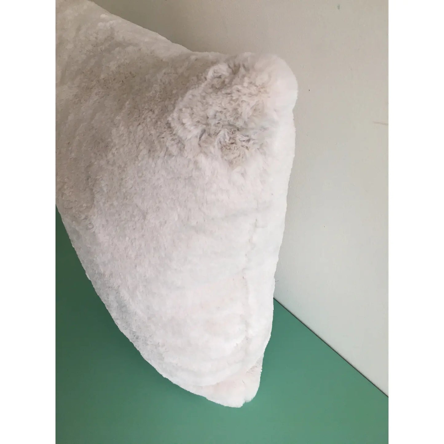 Moonstone Luxe Faux Fur Pillow