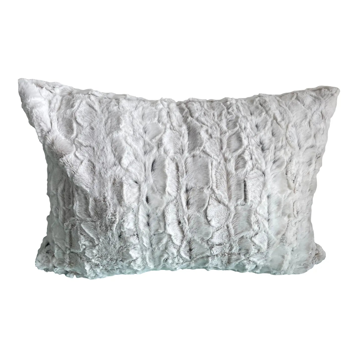 Lynx Faux Fur Minky Pillow (21" x 15")